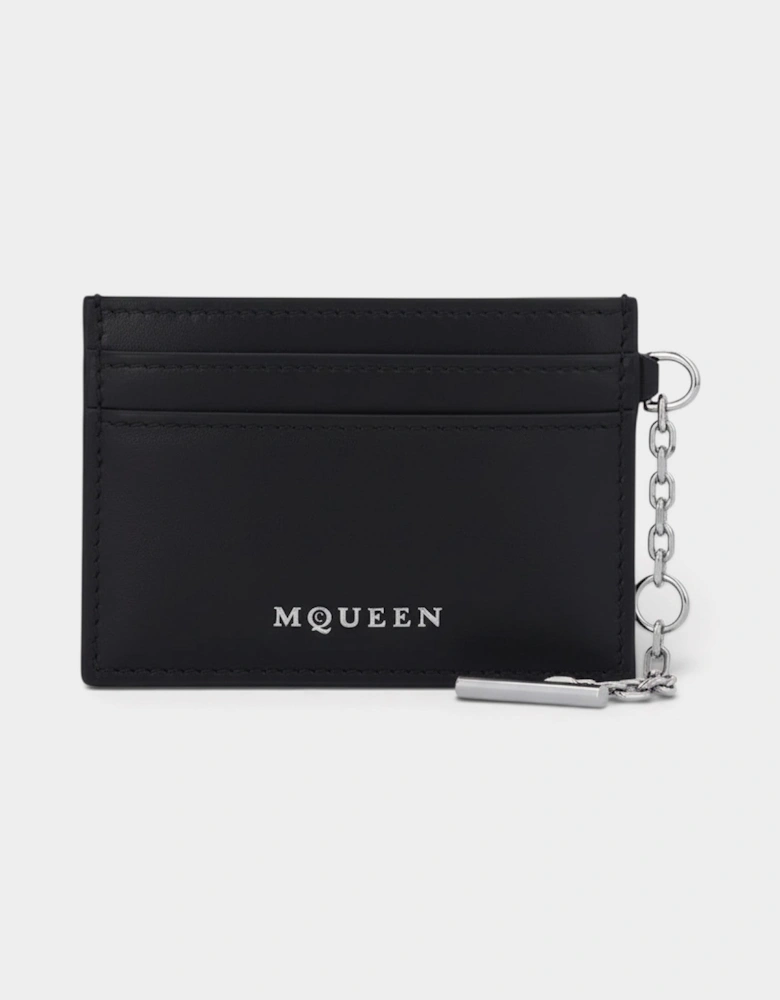 T-bar Card Holder Black Silver