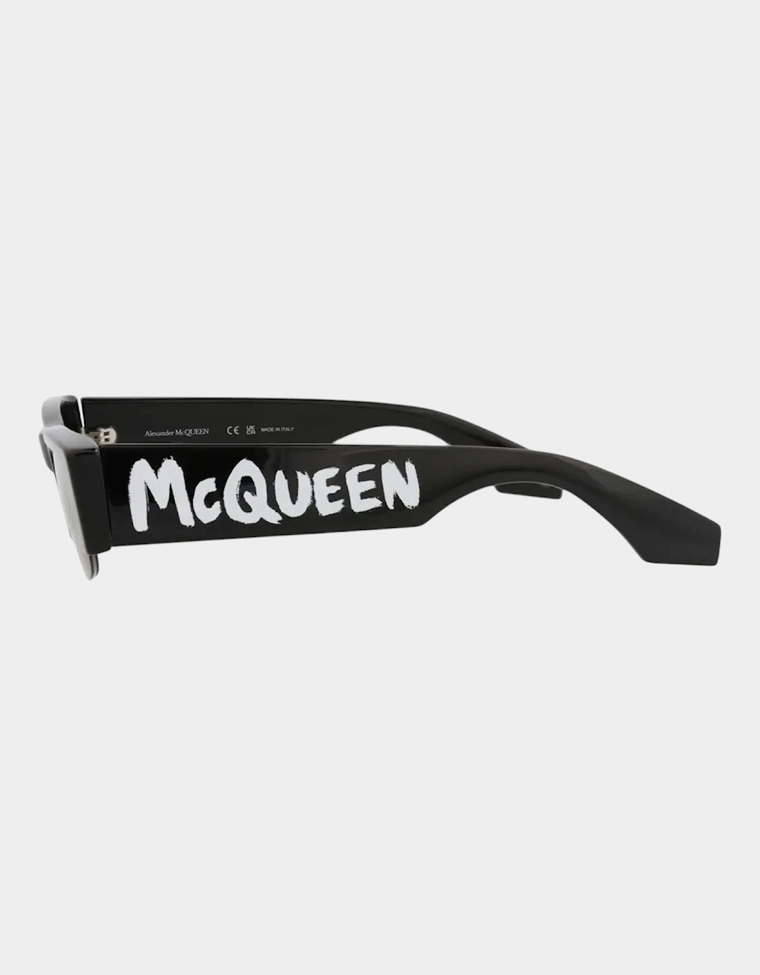 Square Sunglasses Black White