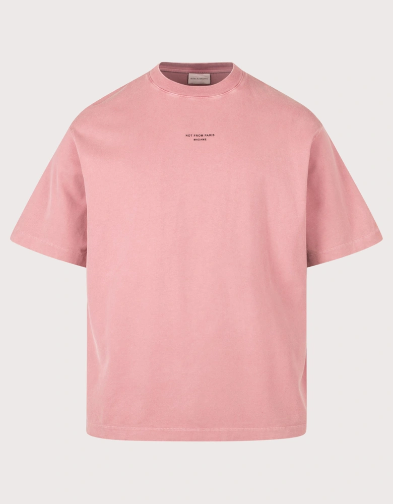 Relaxed Fit Classic Slogan T-Shirt
