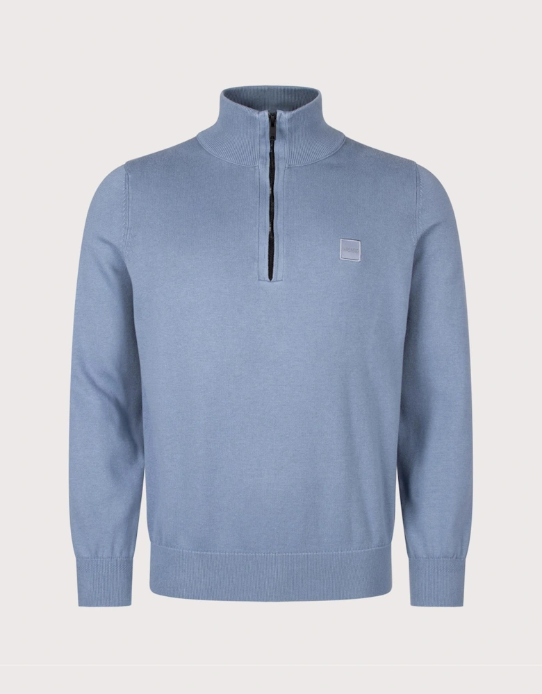 Regular Fit Kanobix Quarter Zip Jumper