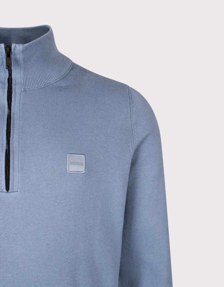 Regular Fit Kanobix Quarter Zip Jumper
