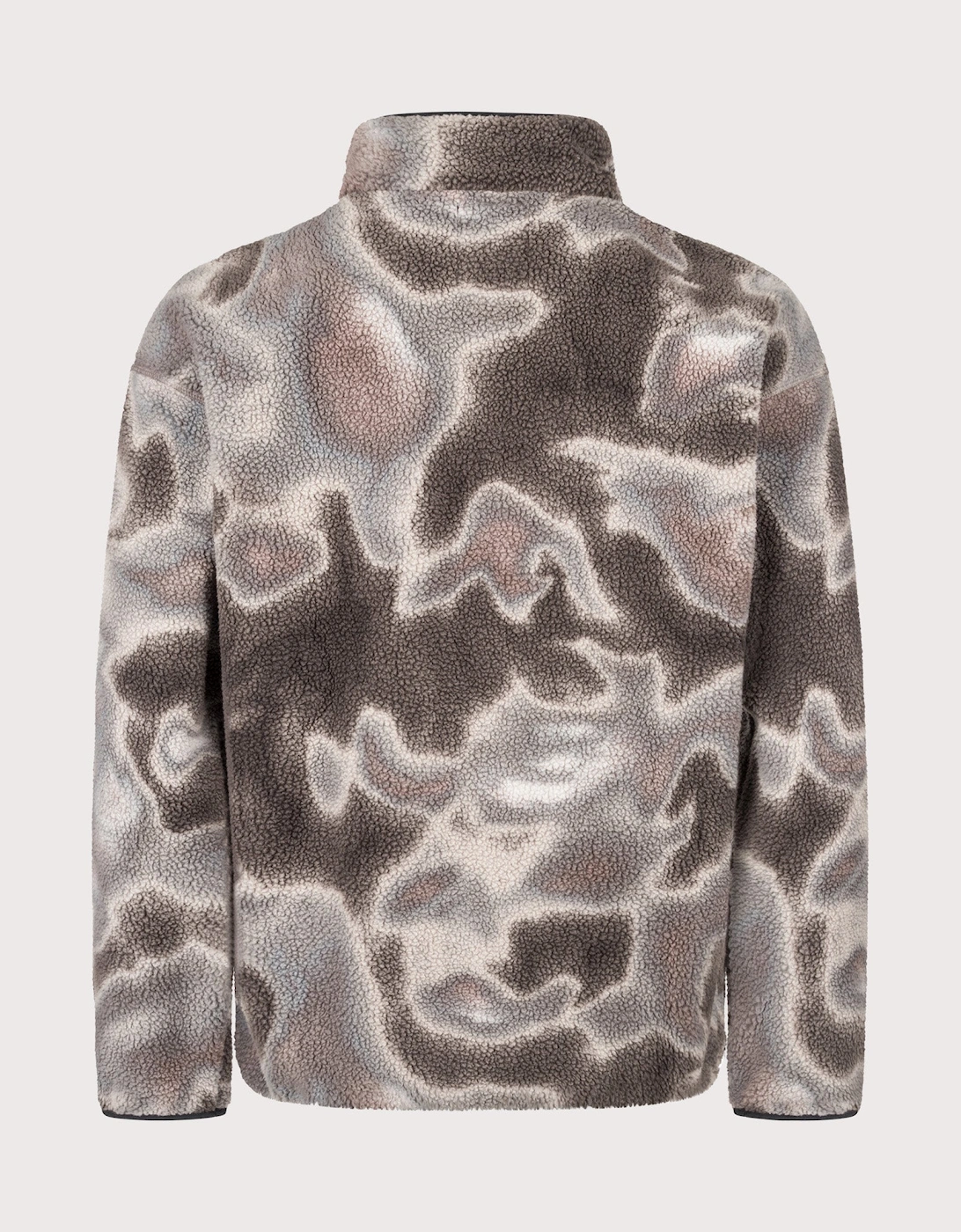 Regular Fit Helvetia II Printed Half Snap Fleece