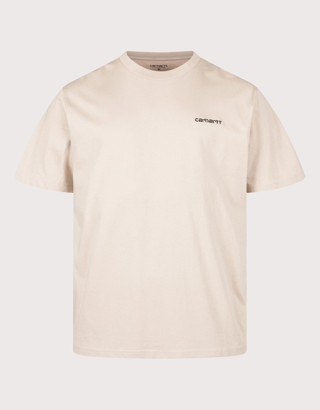 Loose Fit Script Embroidery T-Shirt