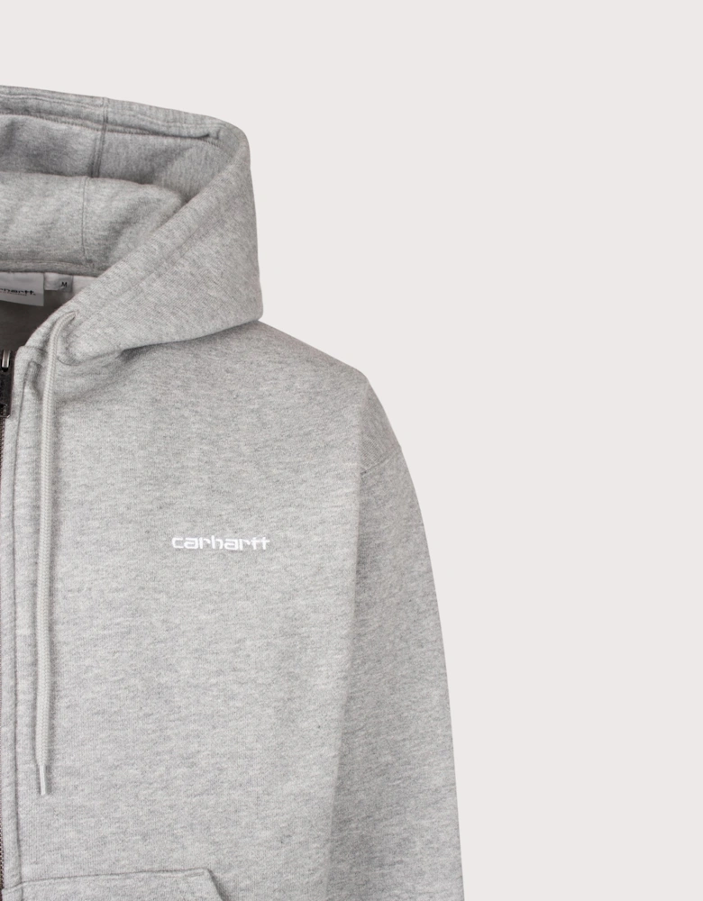 Loose Fit Ebbert Zip Through Hoodie