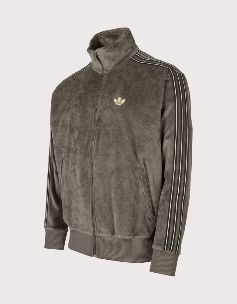 Loose Fit Firebird Velour Track Top (Fits big to Size)