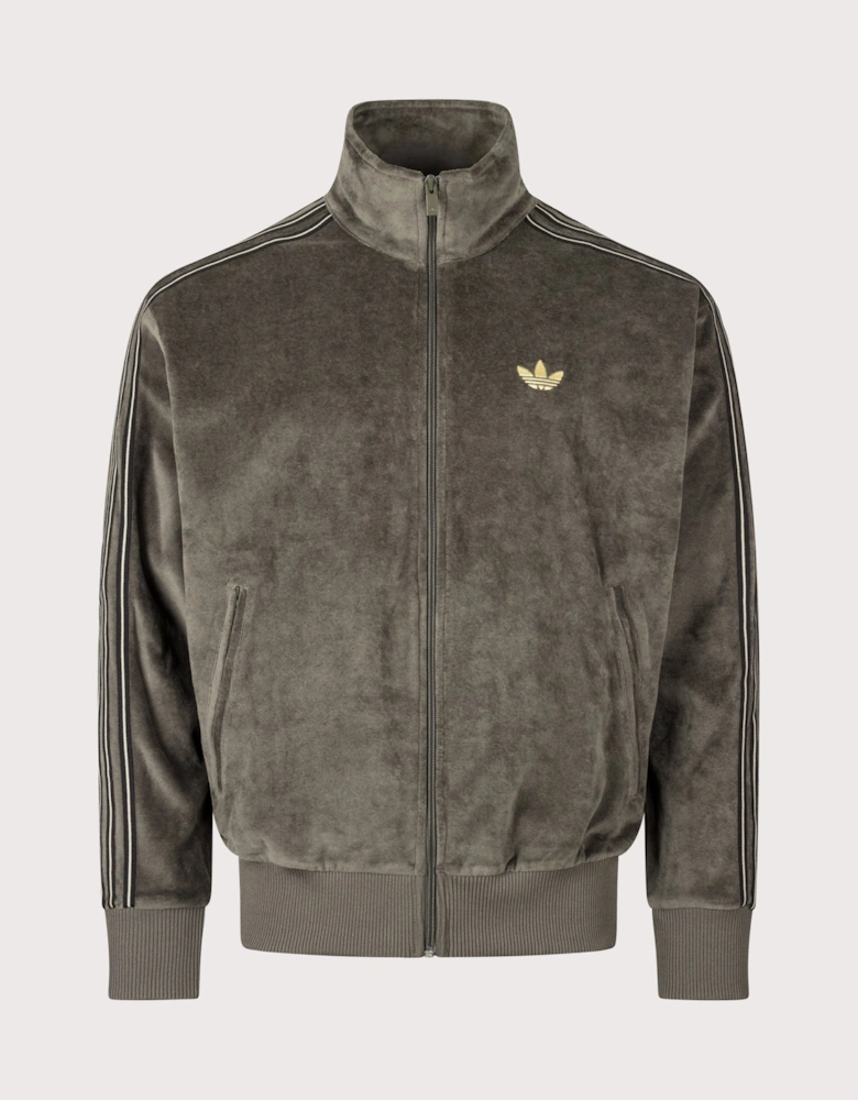 Loose Fit Firebird Velour Track Top (Fits big to Size)