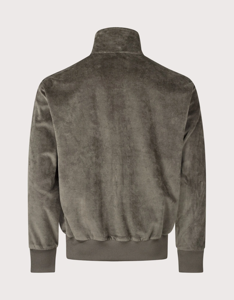 Loose Fit Firebird Velour Track Top (Fits big to Size)