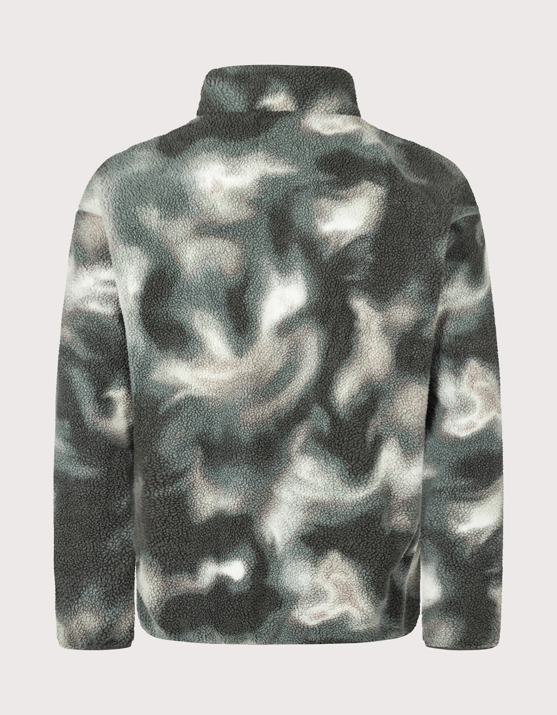 Regular Fit Helvetia II Printed Half Snap Fleece
