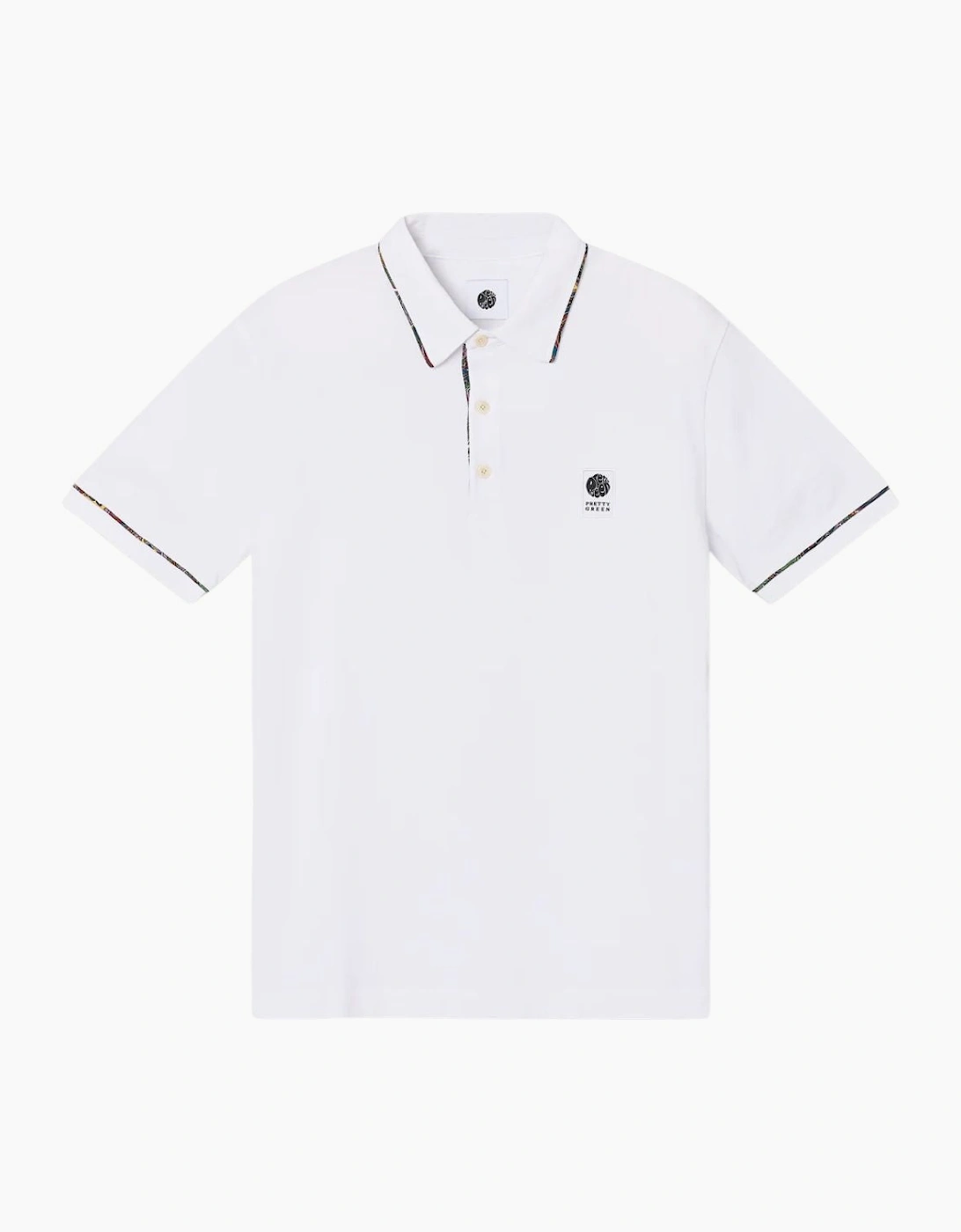 Pretty Green Albion White Polo