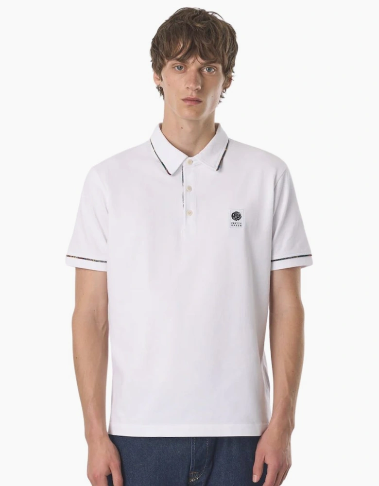 Pretty Green Albion White Polo