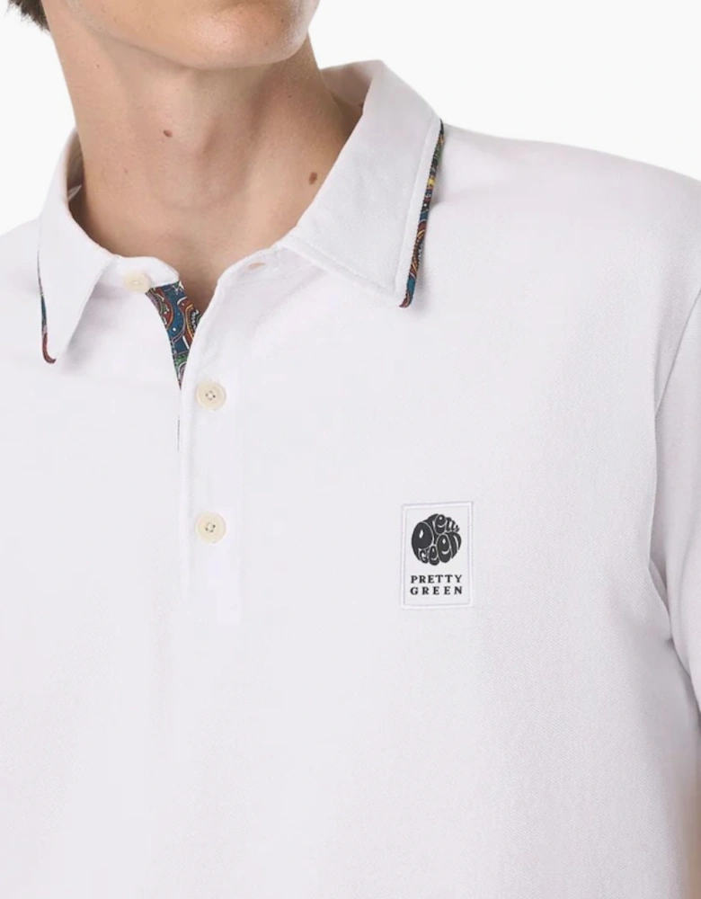 Pretty Green Albion White Polo