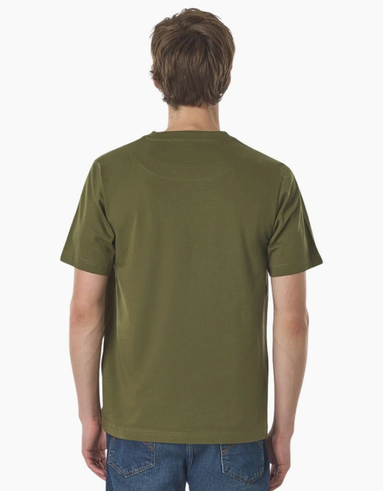 Pretty Green Gillespie SS Khaki T-Shirt