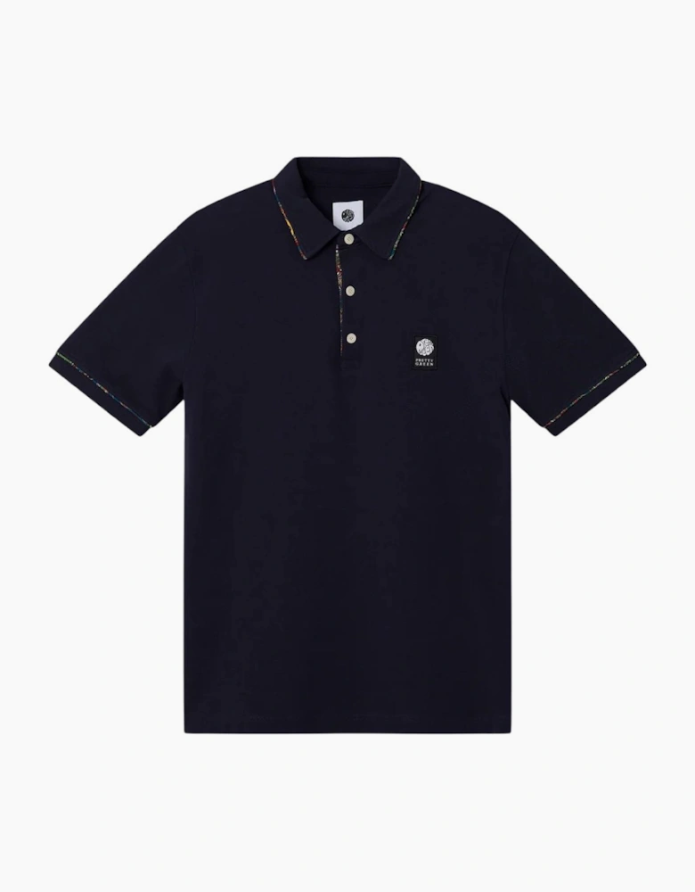 Pretty Green Albion Navy Polo