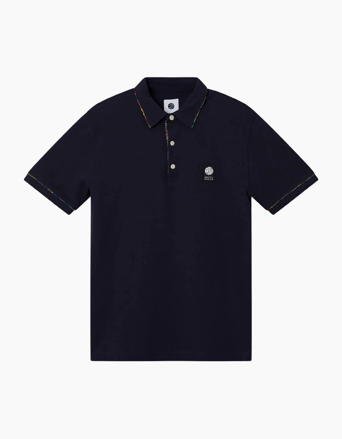 Pretty Green Albion Navy Polo