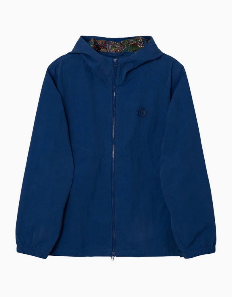 Pretty Green Feltham Hooded Blue Jacket