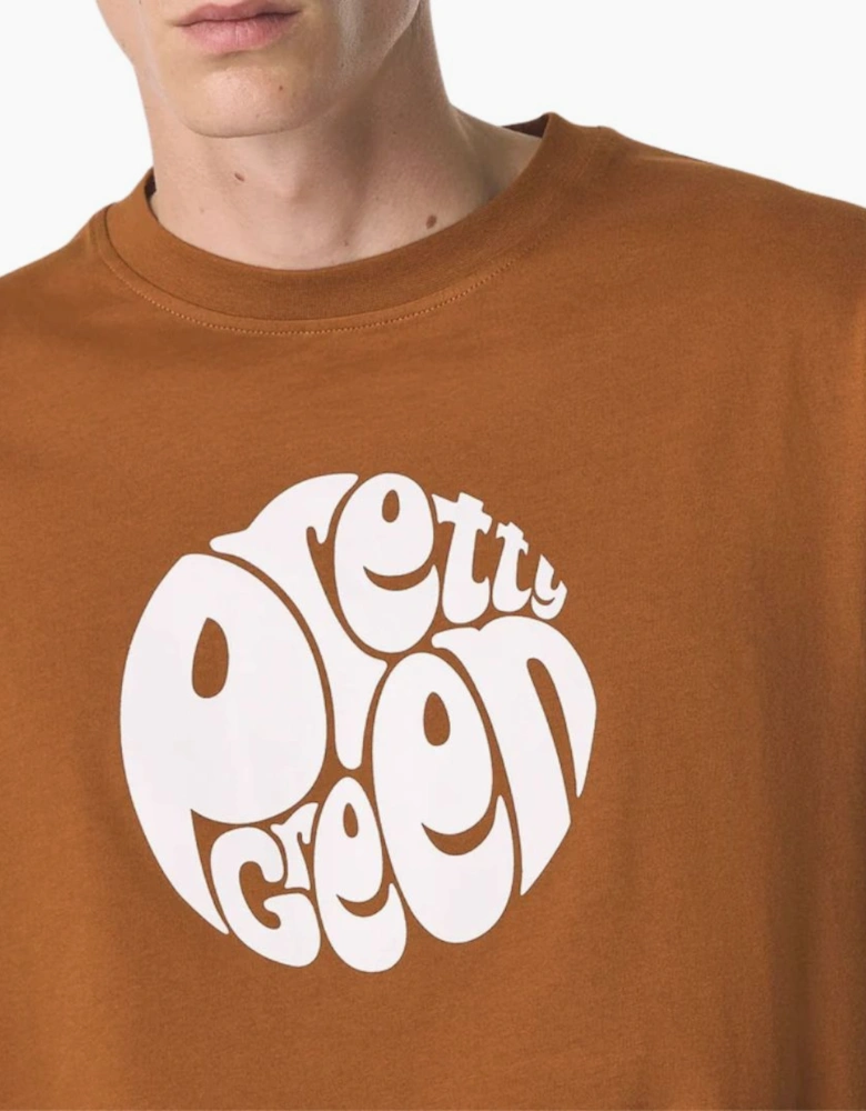 Pretty Green Gillespie SS Rust T-Shirt