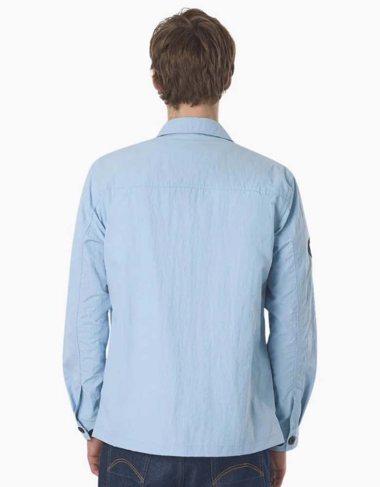 Pretty Green Heaton Sky Blue Overshirt