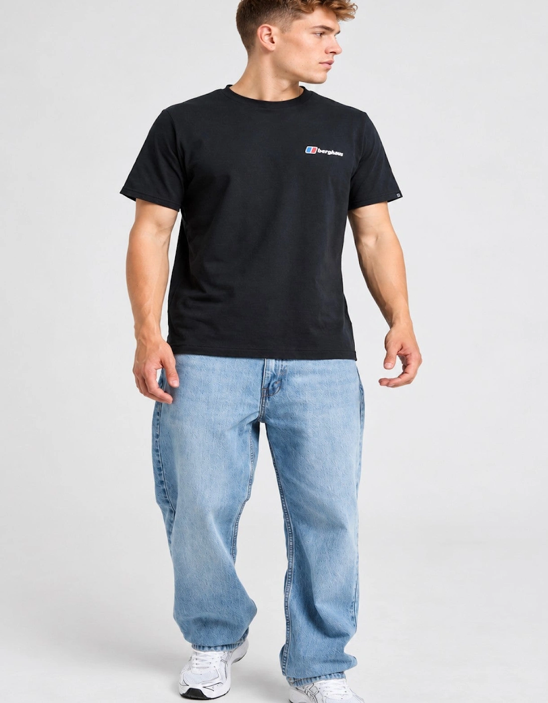Berghaus Mens Graphic Route Finder T Shirt in Black