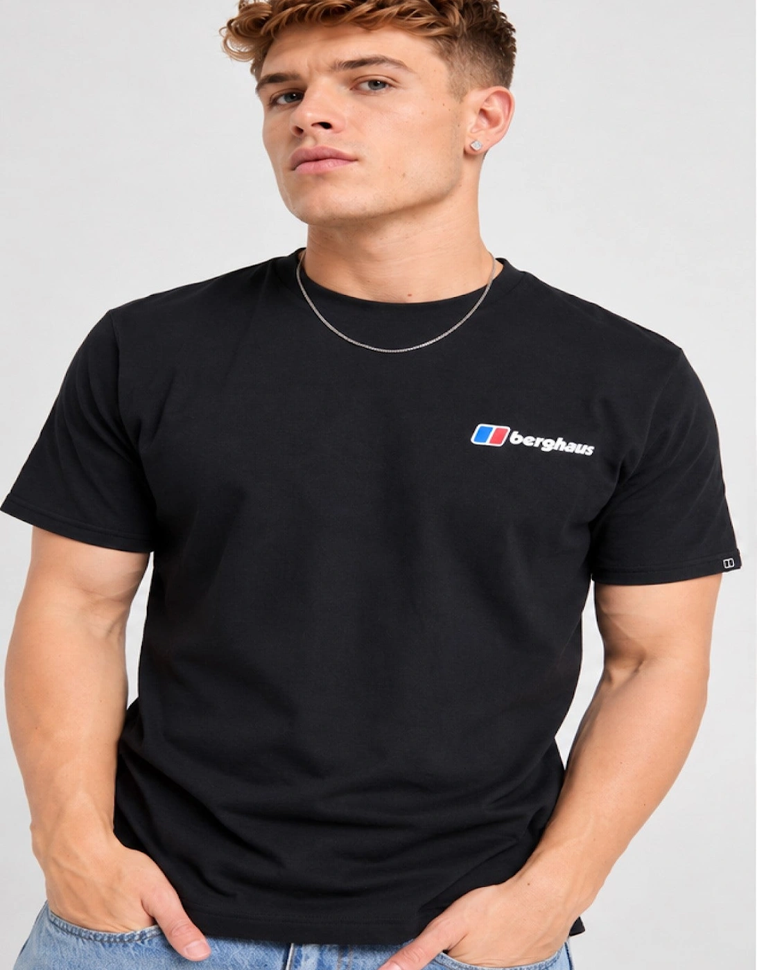 Berghaus Mens Graphic Route Finder T Shirt in Black