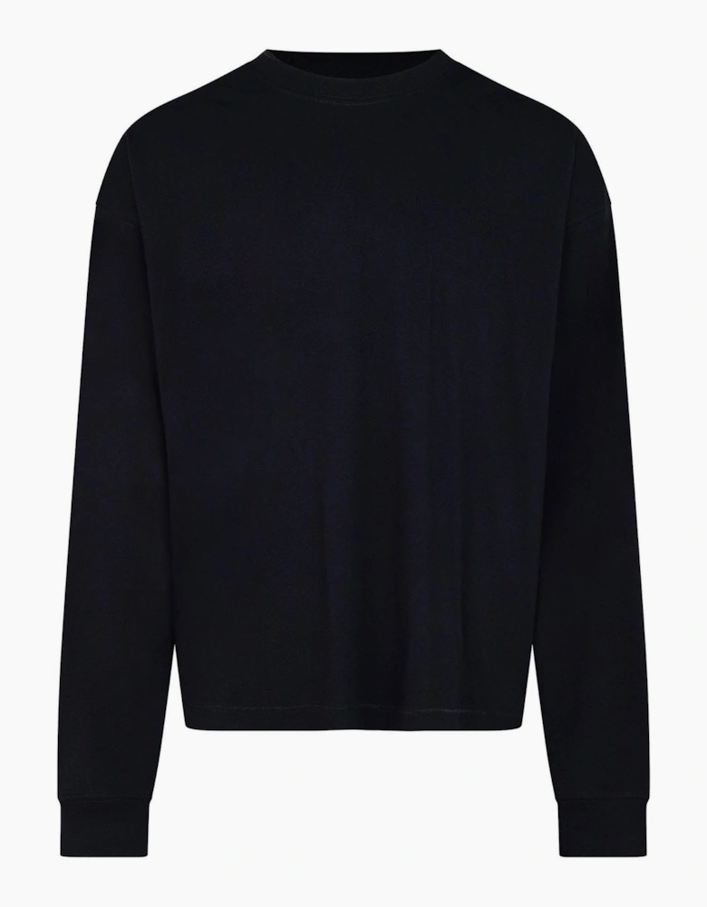 Lightweight Long Sleeve T-Shirt with Ribbed Cuffs