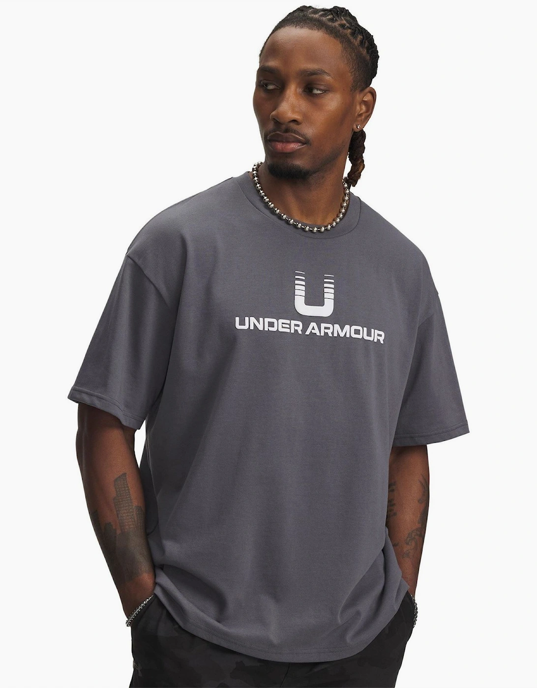 Armour Ua Logo Heavyweight T  Shirt