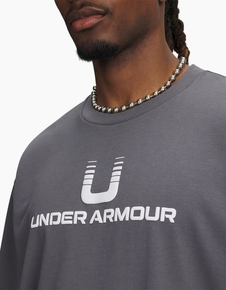 Armour Ua Logo Heavyweight T  Shirt