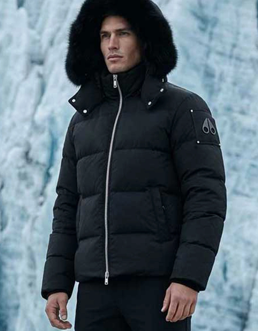 Everest Fur Jacket Black