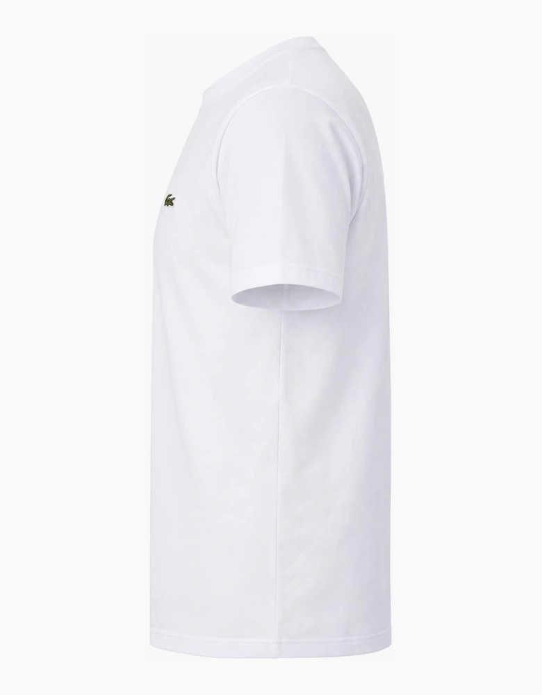 Lacoste Cotton Pima Crew Neck T-Shirt White