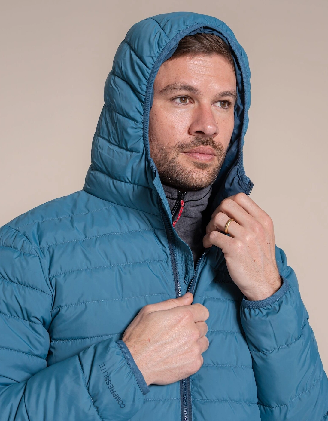 Craghoppers Mens Compresslite IX Hooded Padded Jacket