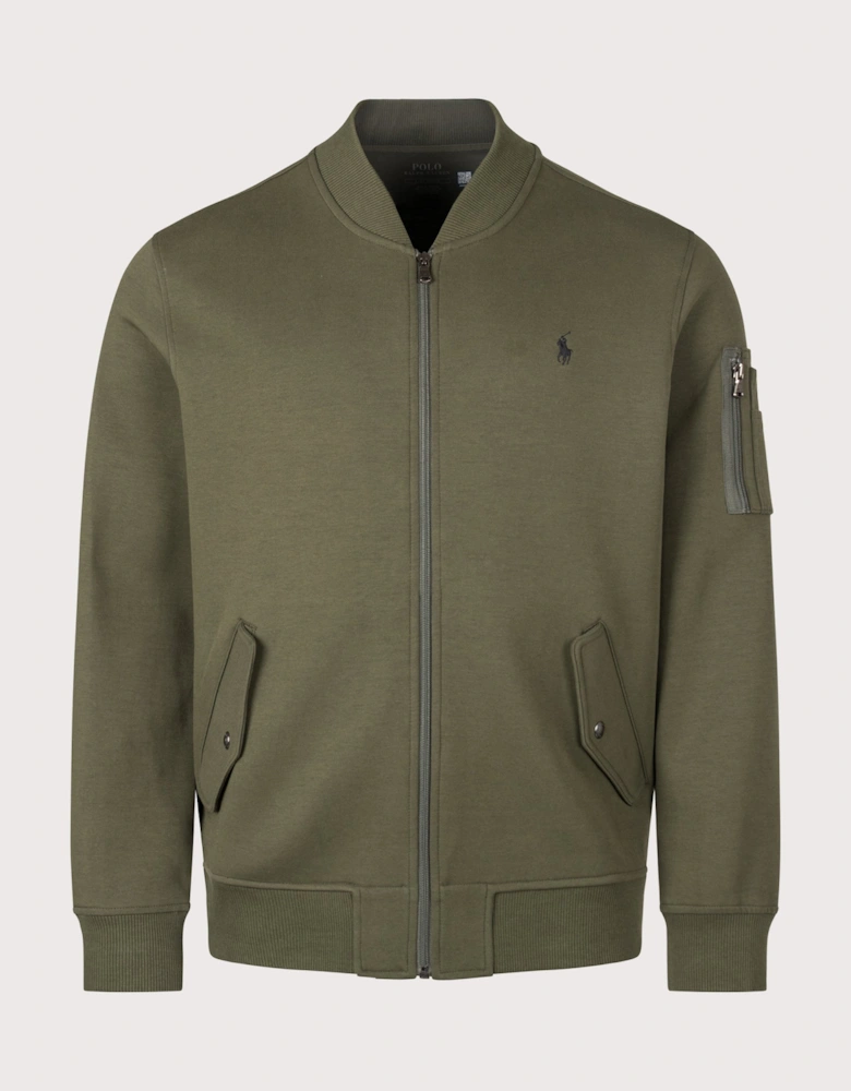 Double Knit Bomber Jacket