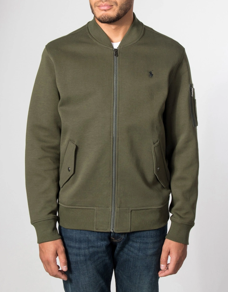 Double Knit Bomber Jacket
