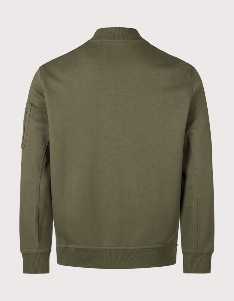 Double Knit Bomber Jacket