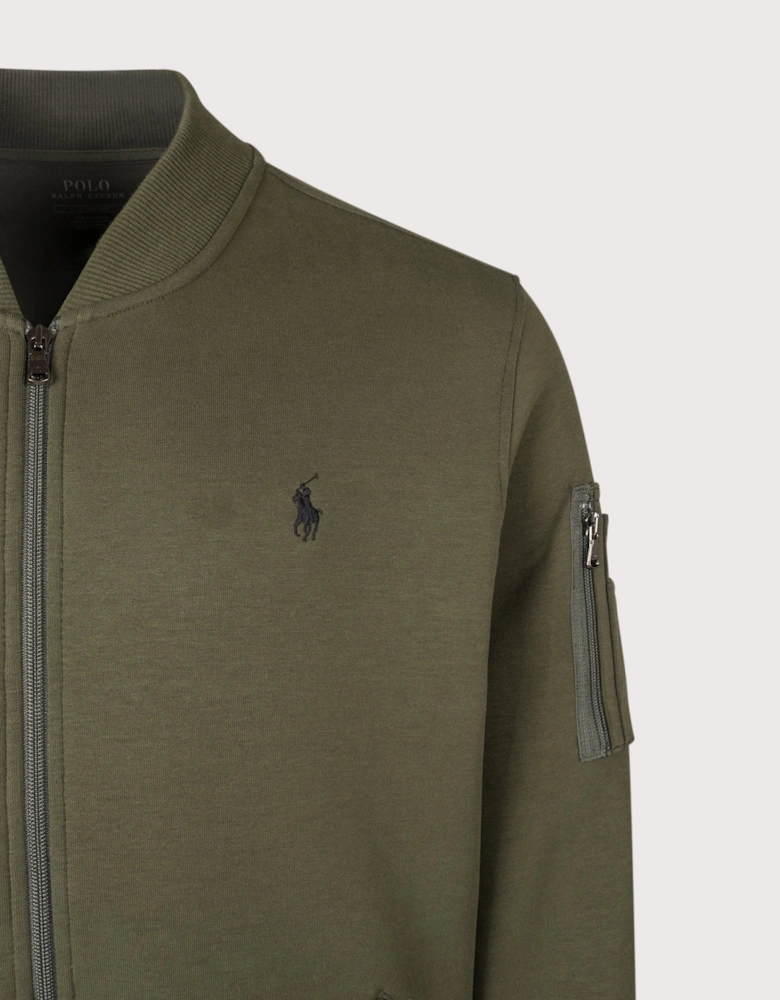 Double Knit Bomber Jacket