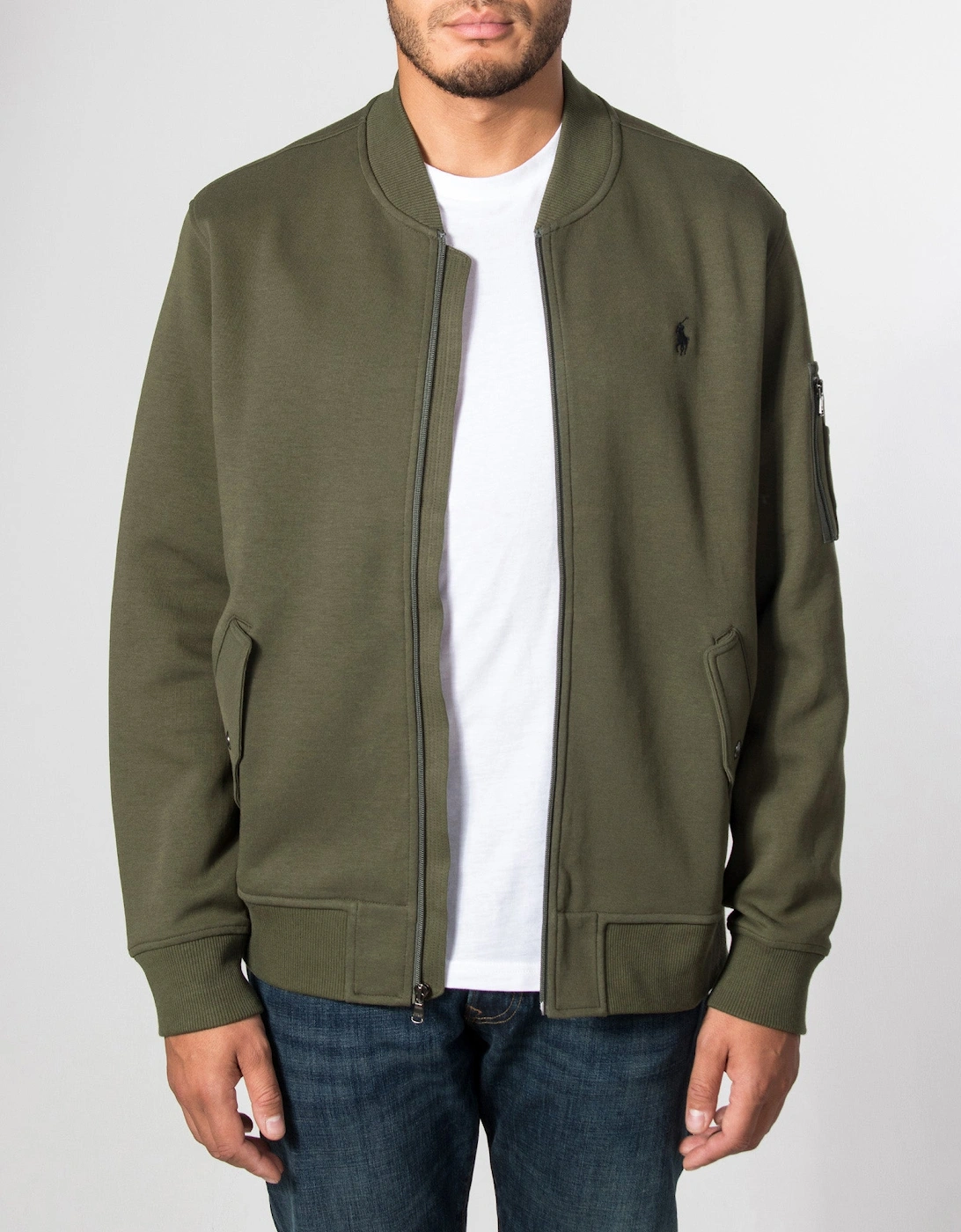 Double Knit Bomber Jacket