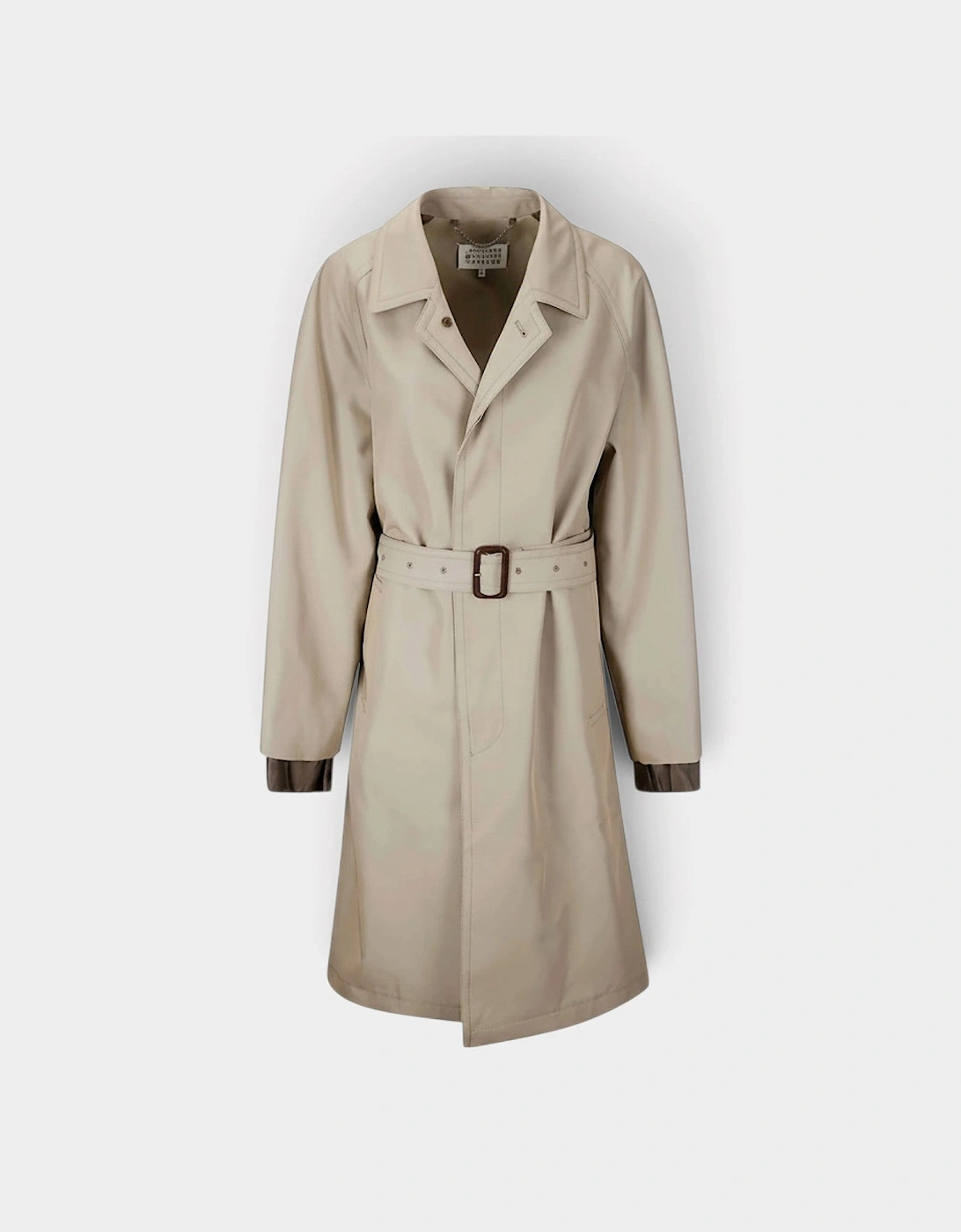 Raw Cuffs Trench Jacket Coach Stone