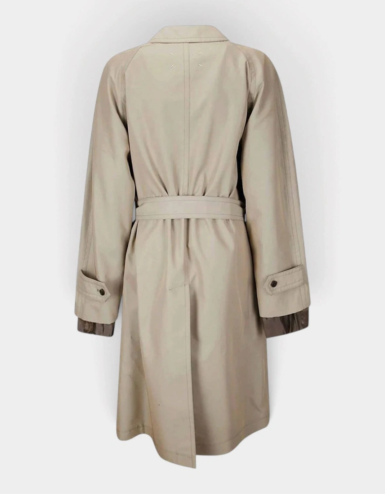 Raw Cuffs Trench Jacket Coach Stone