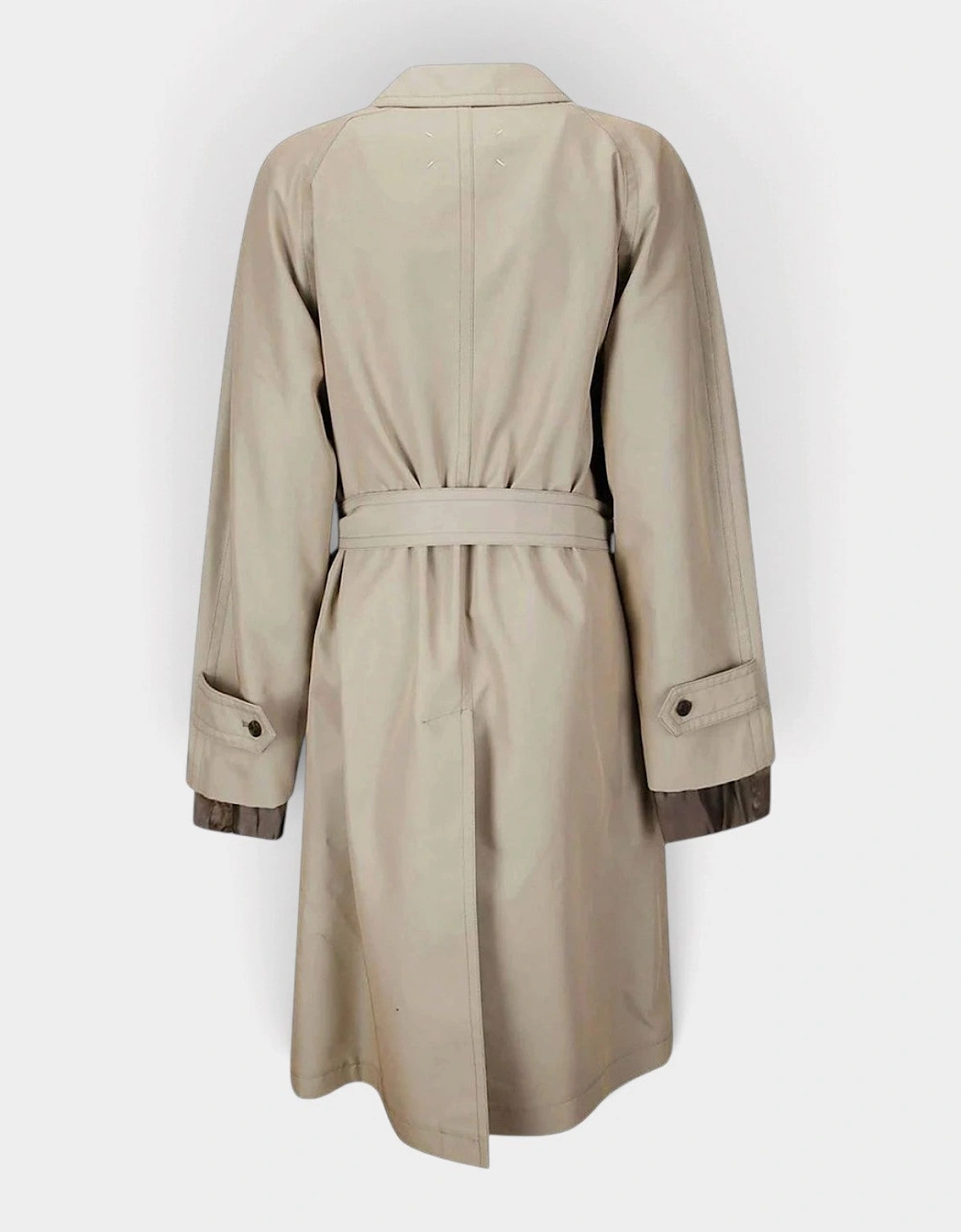 Raw Cuffs Trench Jacket Coach Stone