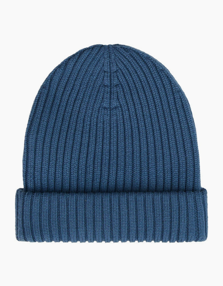 Sandbanks Merino Wool Ribbed Beanie Teal
