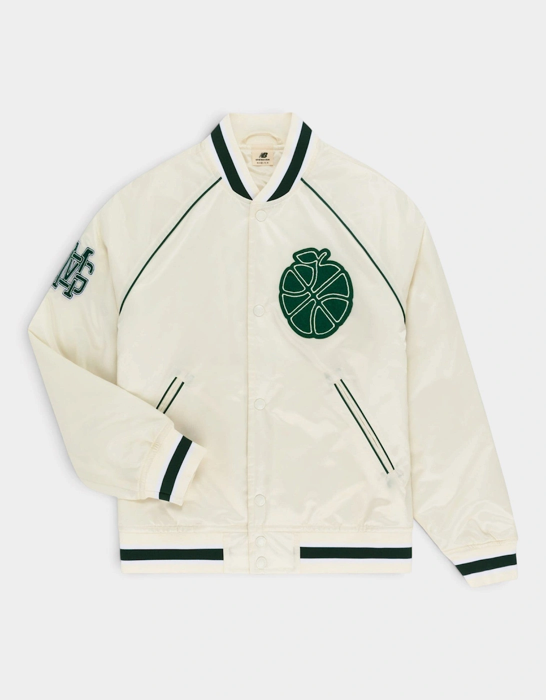 New Balance Satin Team Track Jacket Pristine