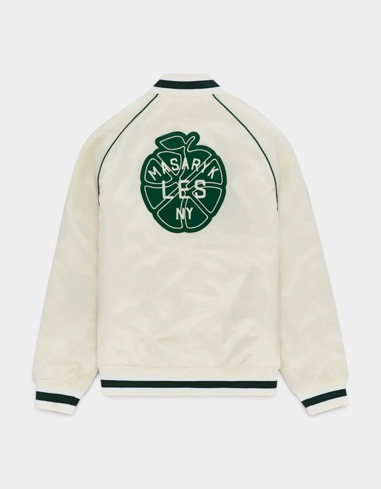 New Balance Satin Team Track Jacket Pristine