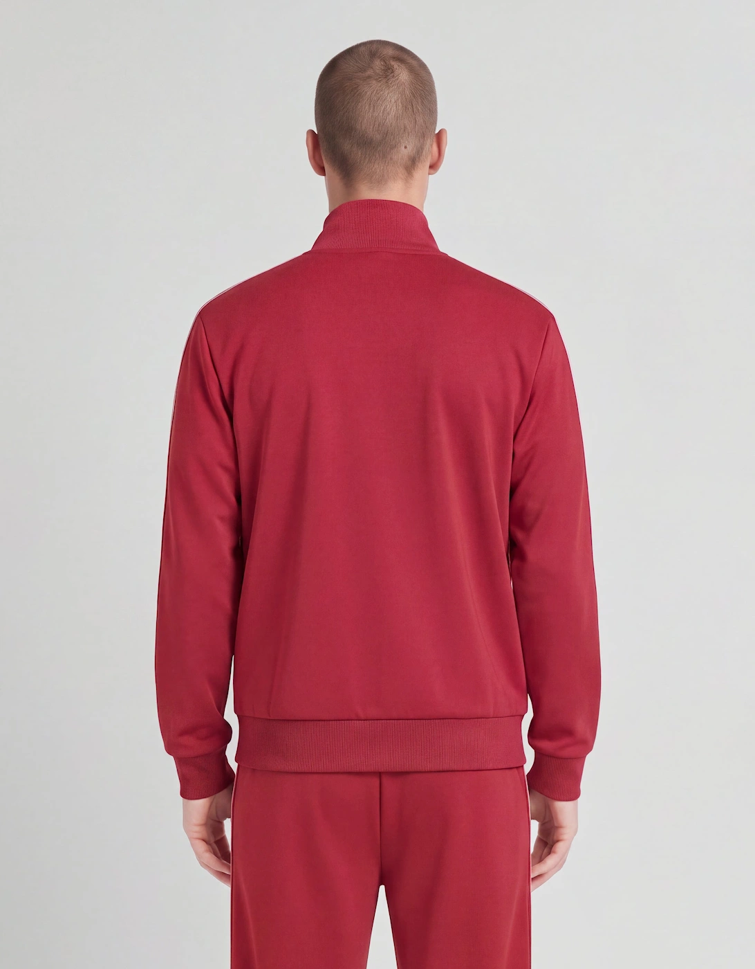 Sports Striped Taped Track Jacket
