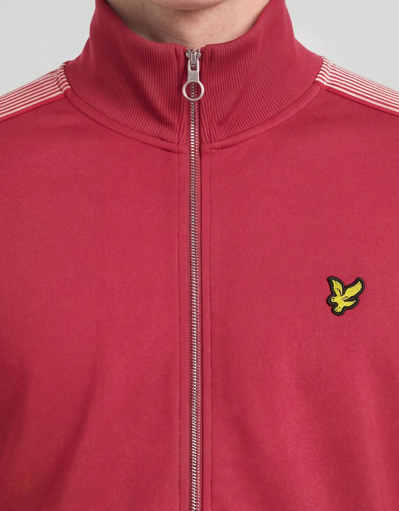 Sports Striped Taped Track Jacket