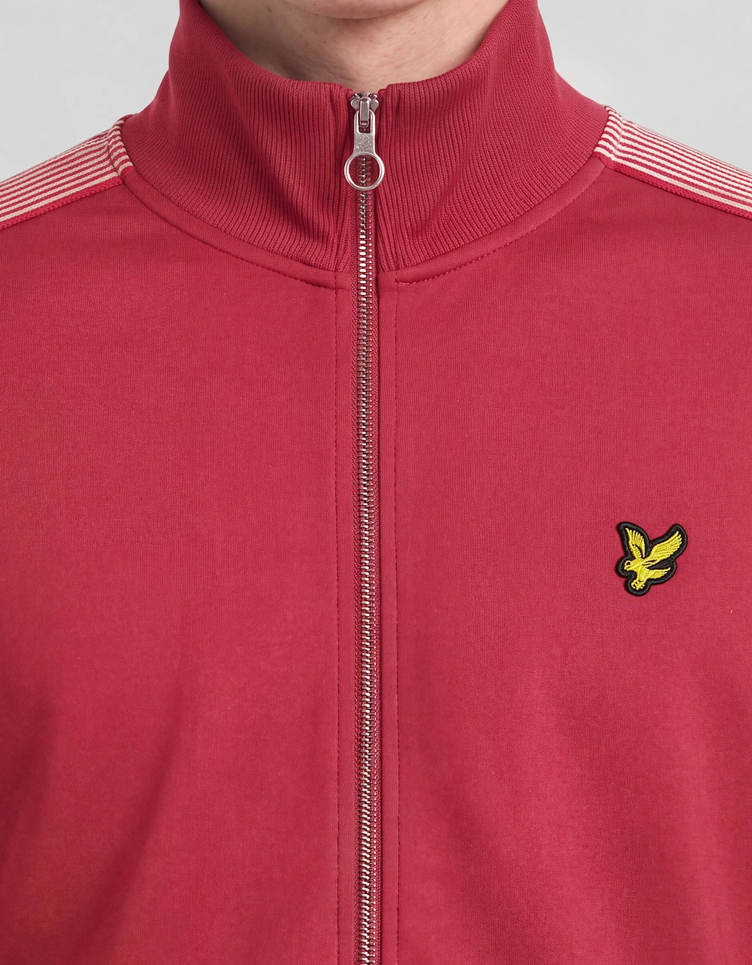 Sports Striped Taped Track Jacket