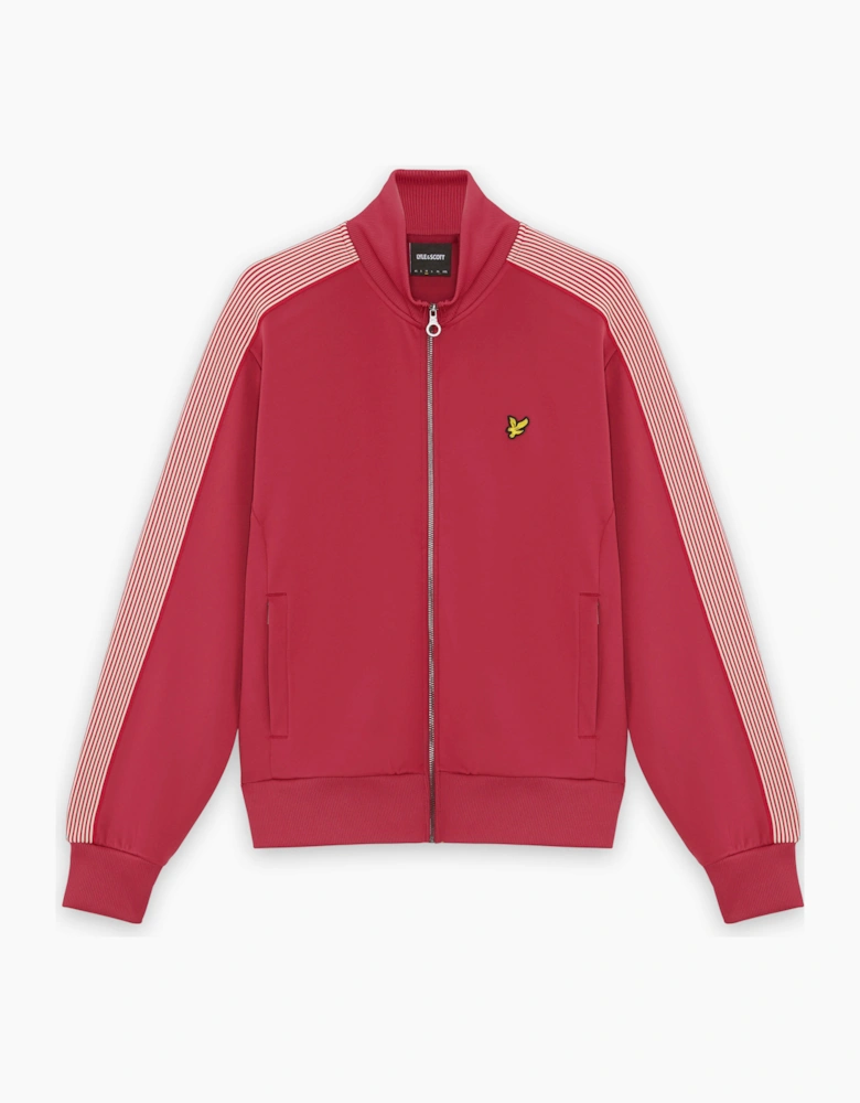 Sports Striped Taped Track Jacket