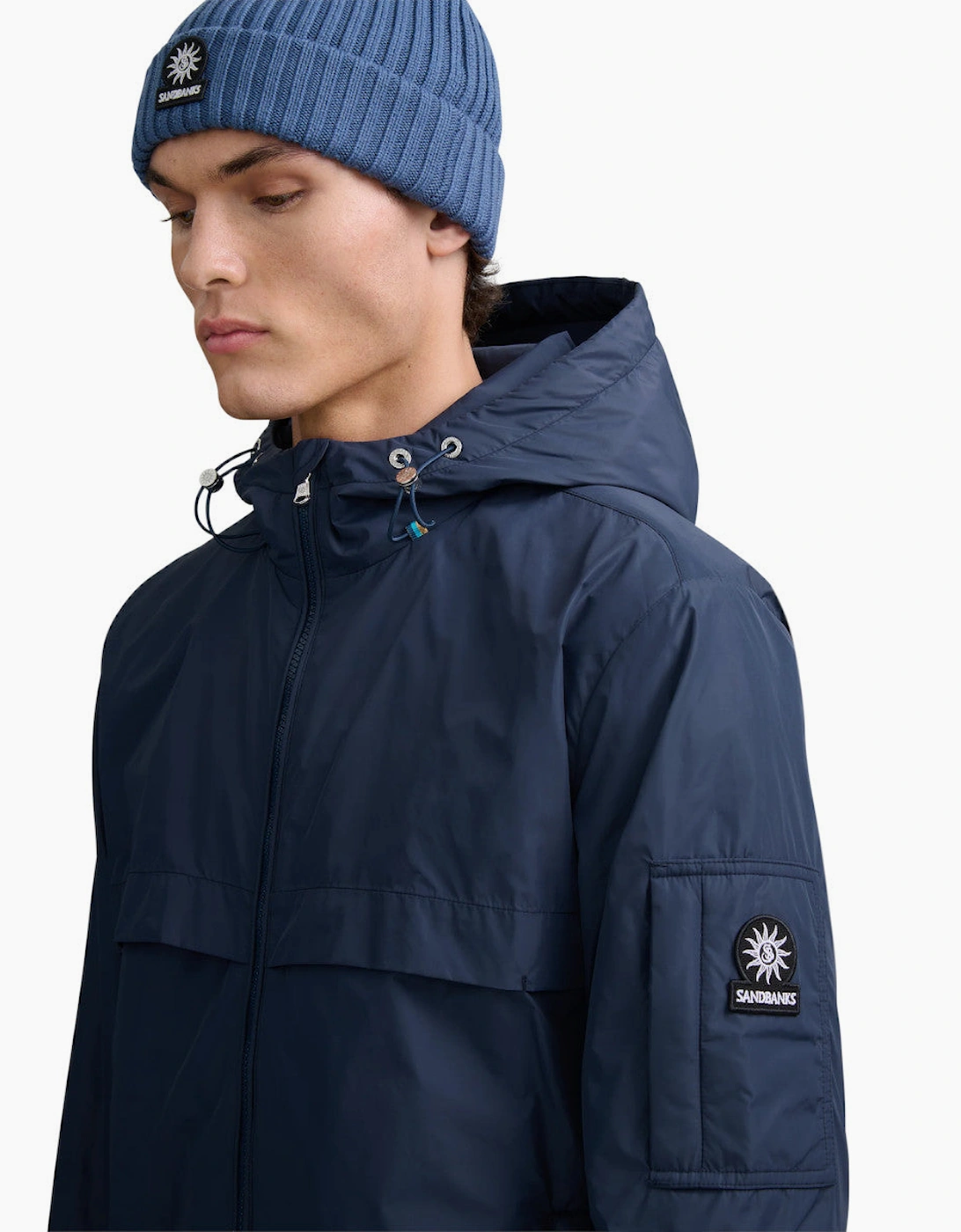 Sandbanks Meridian Windbreaker Navy
