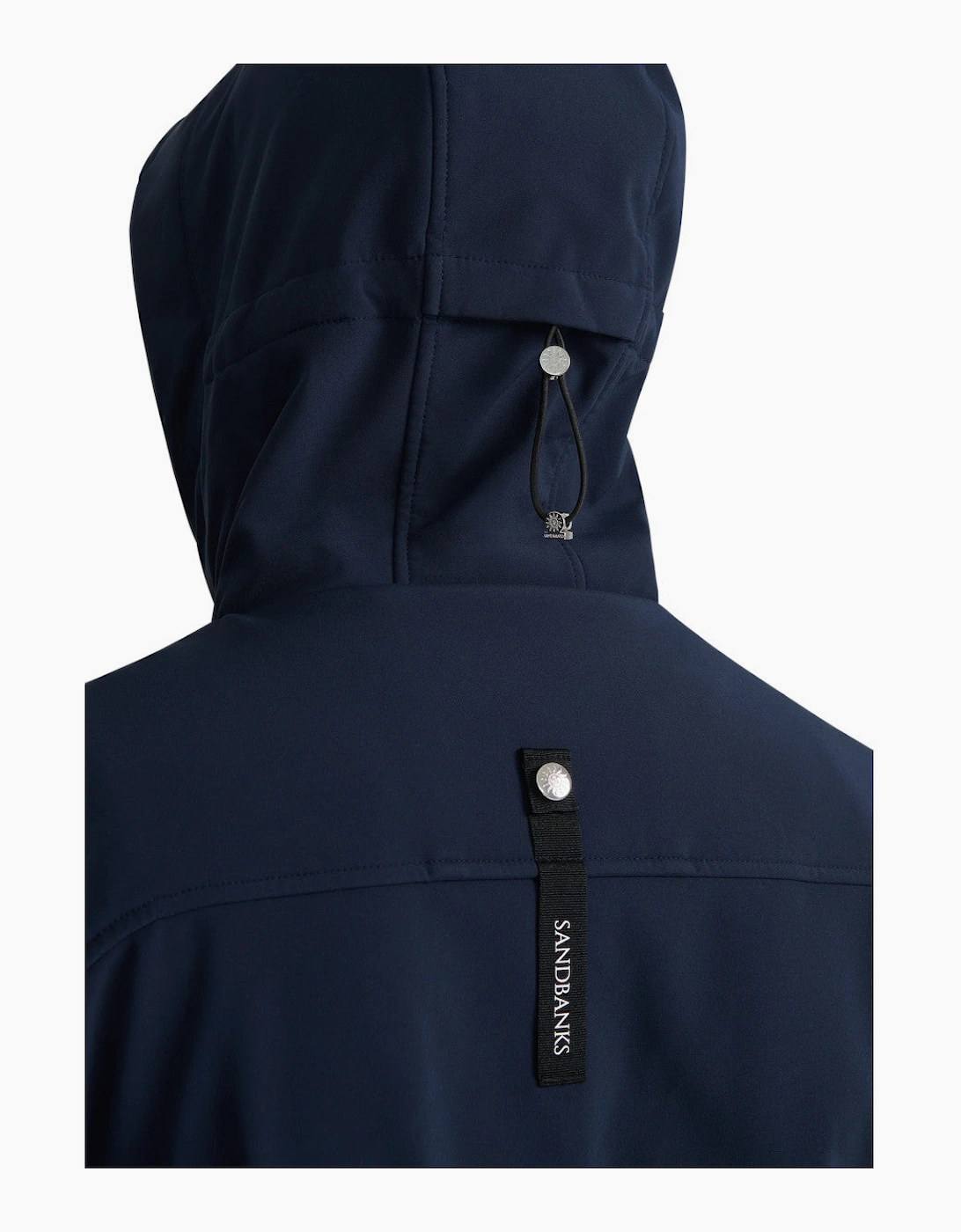 Sandbanks Soft Shell hooded Jacket Navy