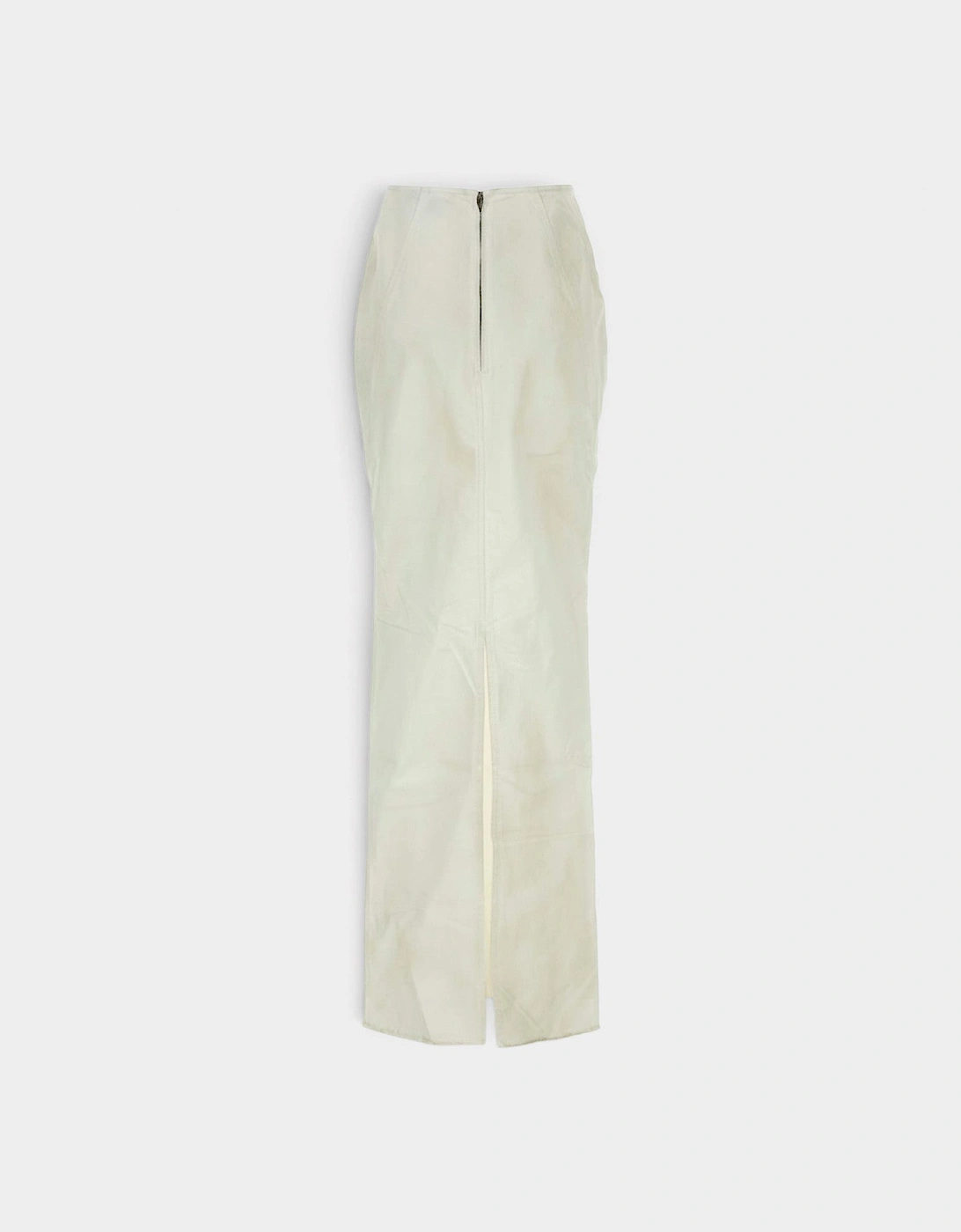 Channel Skirt Bone White