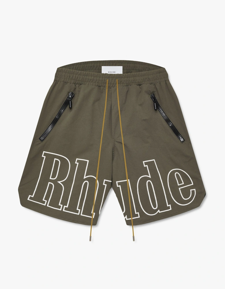 RH Logo Shorts Green