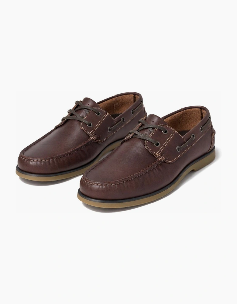 DEK CHARLES Mens Boat & Deck Shoes Brown