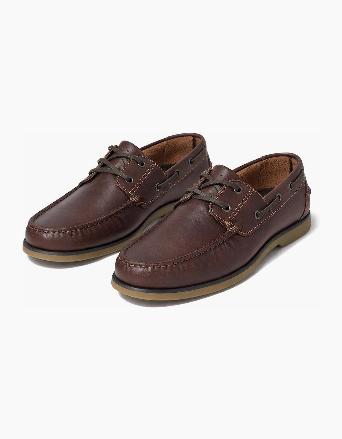 DEK CHARLES Mens Boat & Deck Shoes Brown